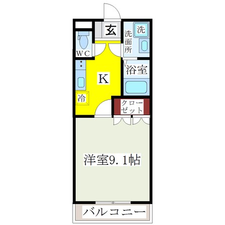 矢加部駅 徒歩45分 2階の物件間取画像